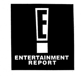 E ENTERTAINMENT REPORT logo