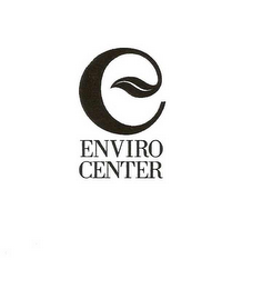 E ENVIRO CENTER logo