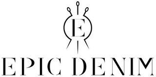 E EPIC DENIM logo