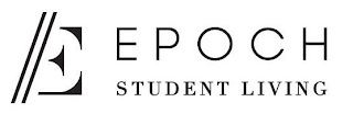 //E EPOCH STUDENT LIVING logo