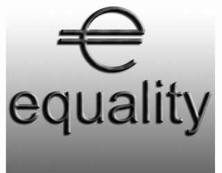 E EQUALITY logo