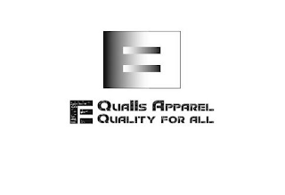 E EQUALLS APPAREL EQUALITY FOR ALL logo