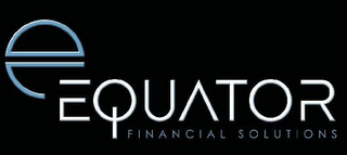 E EQUATOR FINANCIAL SOLUTIONS logo