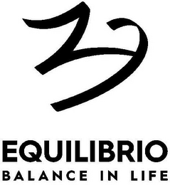 E EQUILIBRIO BALANCE IN LIFE logo
