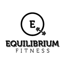 E EQUILIBRIUM FITNESS logo