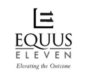 E EQUUS ELEVEN ELEVATING THE OUTCOME logo