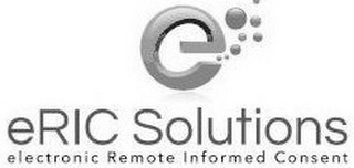 E ERIC SOLUTIONS ELECTRONIC INFORMED REMOTE CONSENT logo