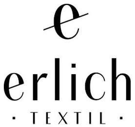 E ERLICH TEXTIL logo