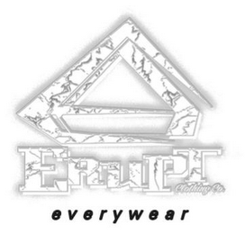 E ERUPT EVERYWEAR CLOTHING CO. logo
