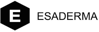 E ESADERMA logo