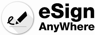 E ESIGN ANYWHERE logo
