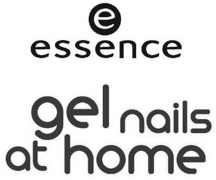 E ESSENCE GEL NAILS AT HOME logo