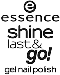 E ESSENCE SHINE LAST & GO! GEL NAIL POLISH logo