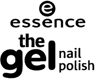 E ESSENCE THE GEL NAIL POLISH logo