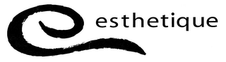 E ESTHETIQUE logo