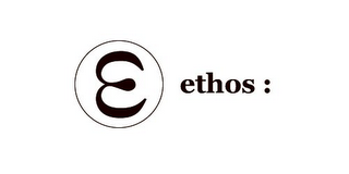 E ETHOS : logo