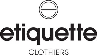 E ETIQUETTE CLOTHIERS logo