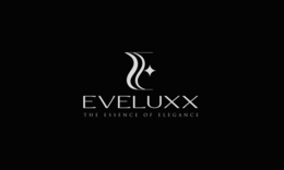 E EVELUXX THE ESSENCE OF ELEGANCE logo