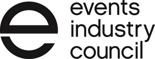 E EVENTS INDUSTRY COUNCIL logo