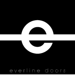 E EVERLINE DOORS logo