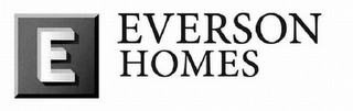E EVERSON HOMES logo