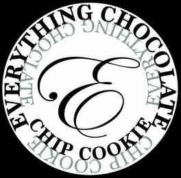 E EVERYTHING CHOCOLATE CHIP COOKIE logo