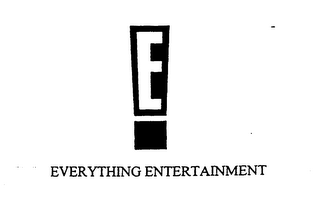 E! EVERYTHING ENTERTAINMENT logo