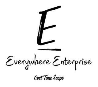 E EVERYWHERE ENTERPRISE COST TIME $COPE logo