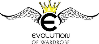 E EVOLUTION OF WARDROBE EVOW logo