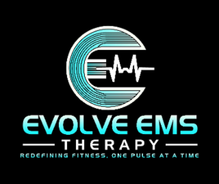 E EVOLVE EMS THERAPY REDEFINING FITNESS, ONE PULSE AT A TIME logo