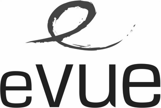E EVUE logo