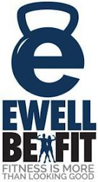 E EWELL BE FIT FITNESS IS MORE THAN LOOKING GOOD logo