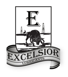 E EXCELSIOR LUBRICANTS logo
