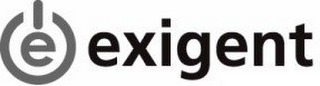 E EXIGENT logo