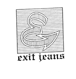 E EXIT JEANS logo
