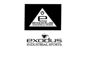 E EXODUS INDUSTRIAL SPORTS logo