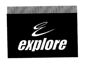 E EXPLORE logo