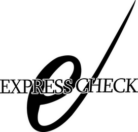 E EXPRESS CHECK logo