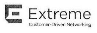 E EXTREME CUSTOMER-DRIVEN NETWORKING logo