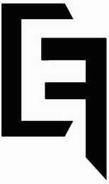 E F logo