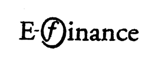 E-FINANCE logo
