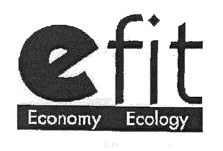 E FIT ECONOMY ECOLOGY logo