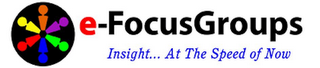 E-FOCUSGROUPS INISGHT... AT THE SPEED OF NOW logo