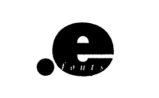 .E FONTS logo