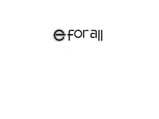 E FOR ALL logo