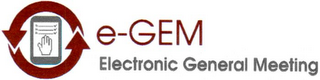 E-GEM ELECTRONIC GENERAL MEETING logo