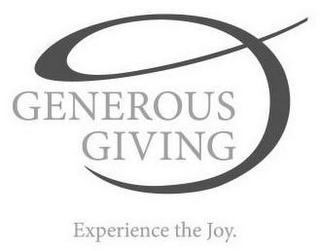 E GENEROUS GIVING EXPERIENCE THE JOY. logo