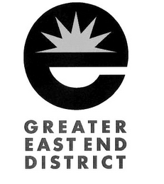 E GREATER EAST END DISTRICT logo