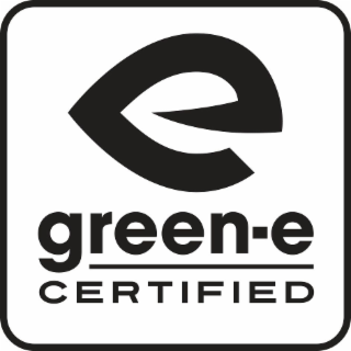 E GREEN-E CERTIFIED logo
