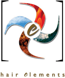 E HAIR ELEMENTS logo